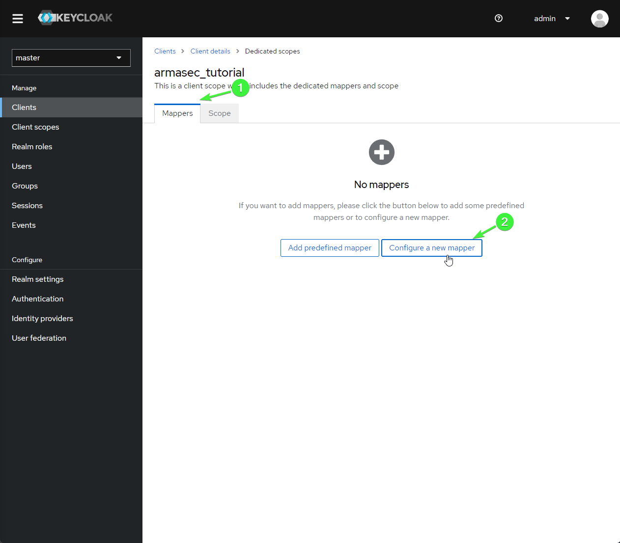 Configure New Mapper